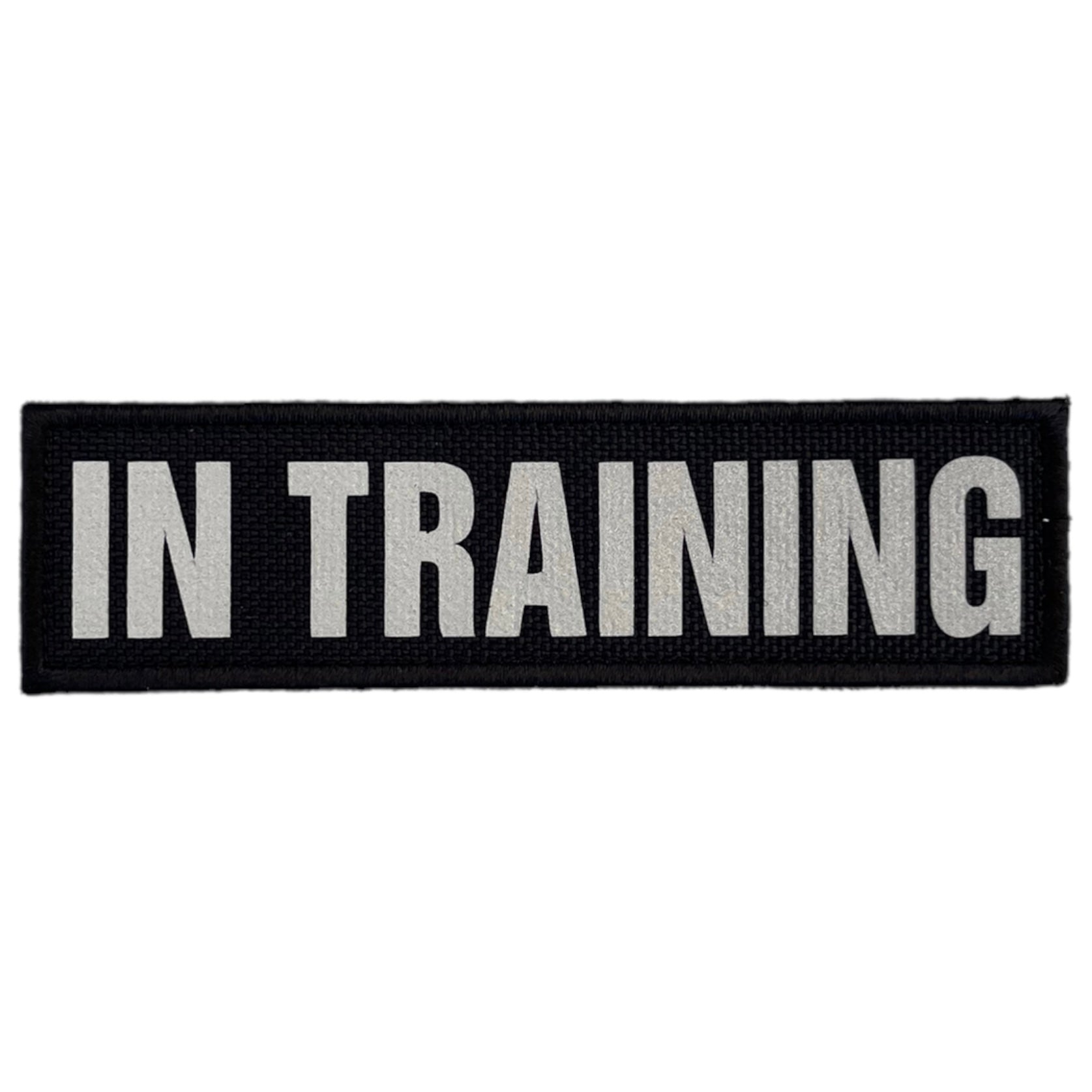 REFLECTIVE HIGH VISIBILITY BLACK Tag Patch