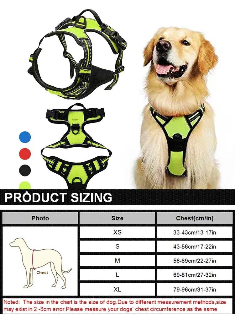 Reflective Adjustable Pet Dog Harness for All Sizes